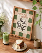 Matcha Society Print