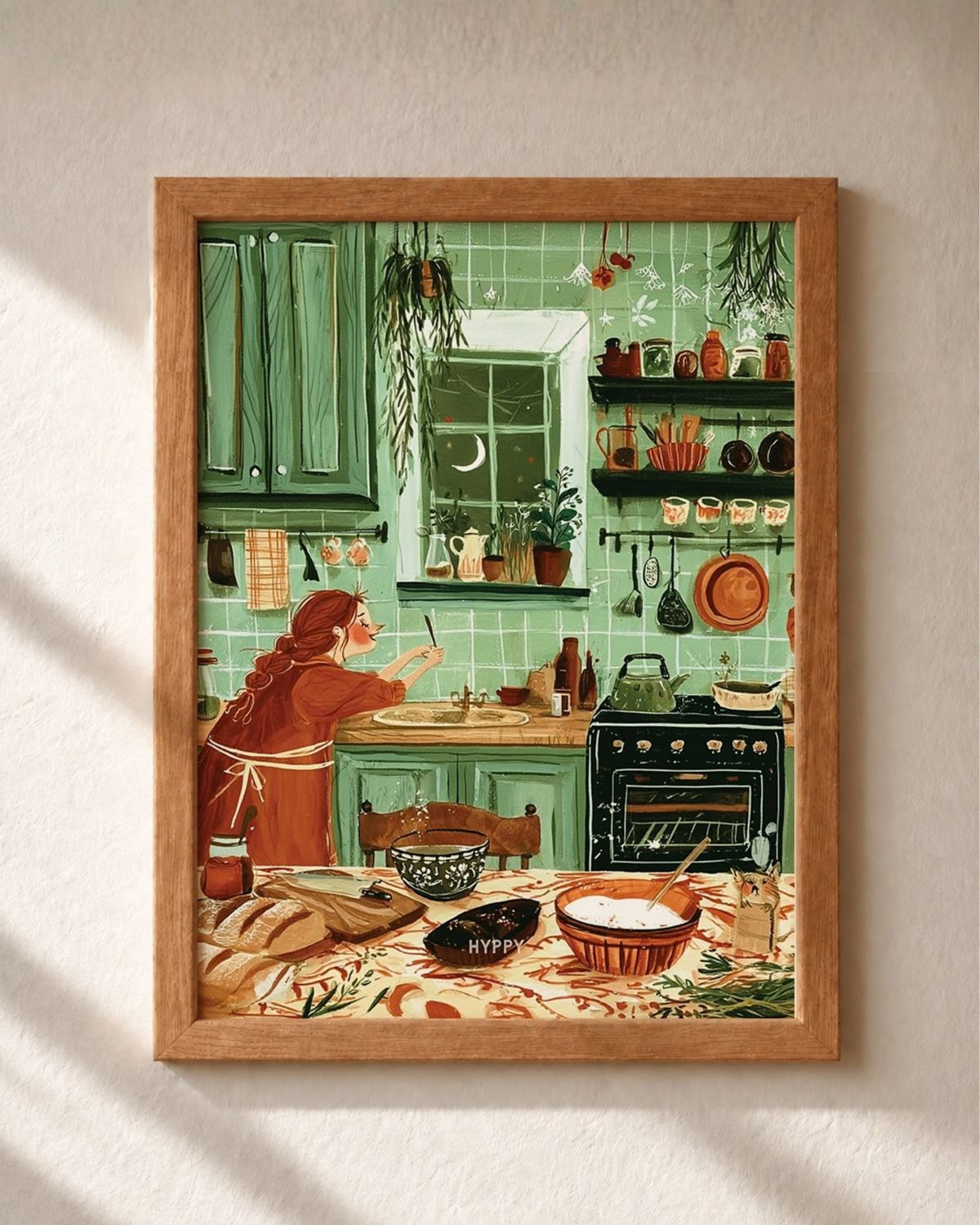 Something's Cooking Print