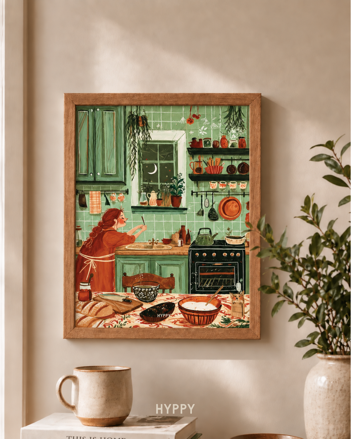 Something's Cooking Print