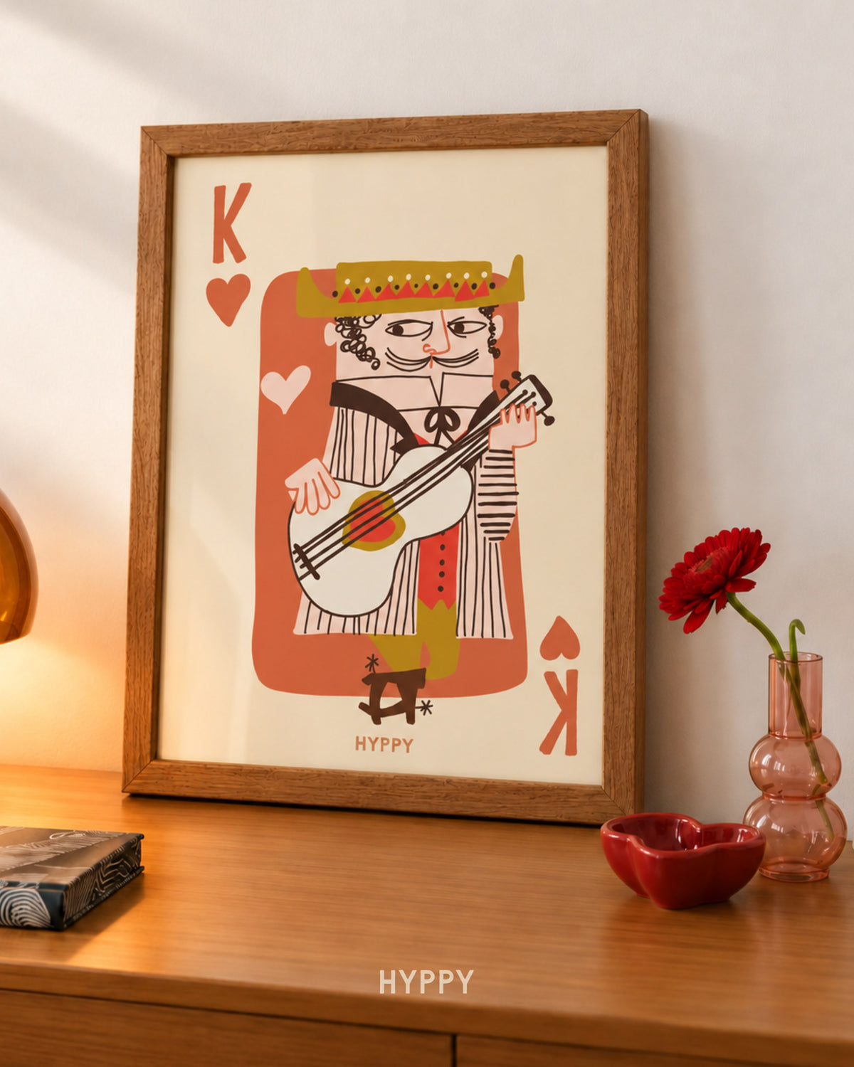 King of Hearts Print