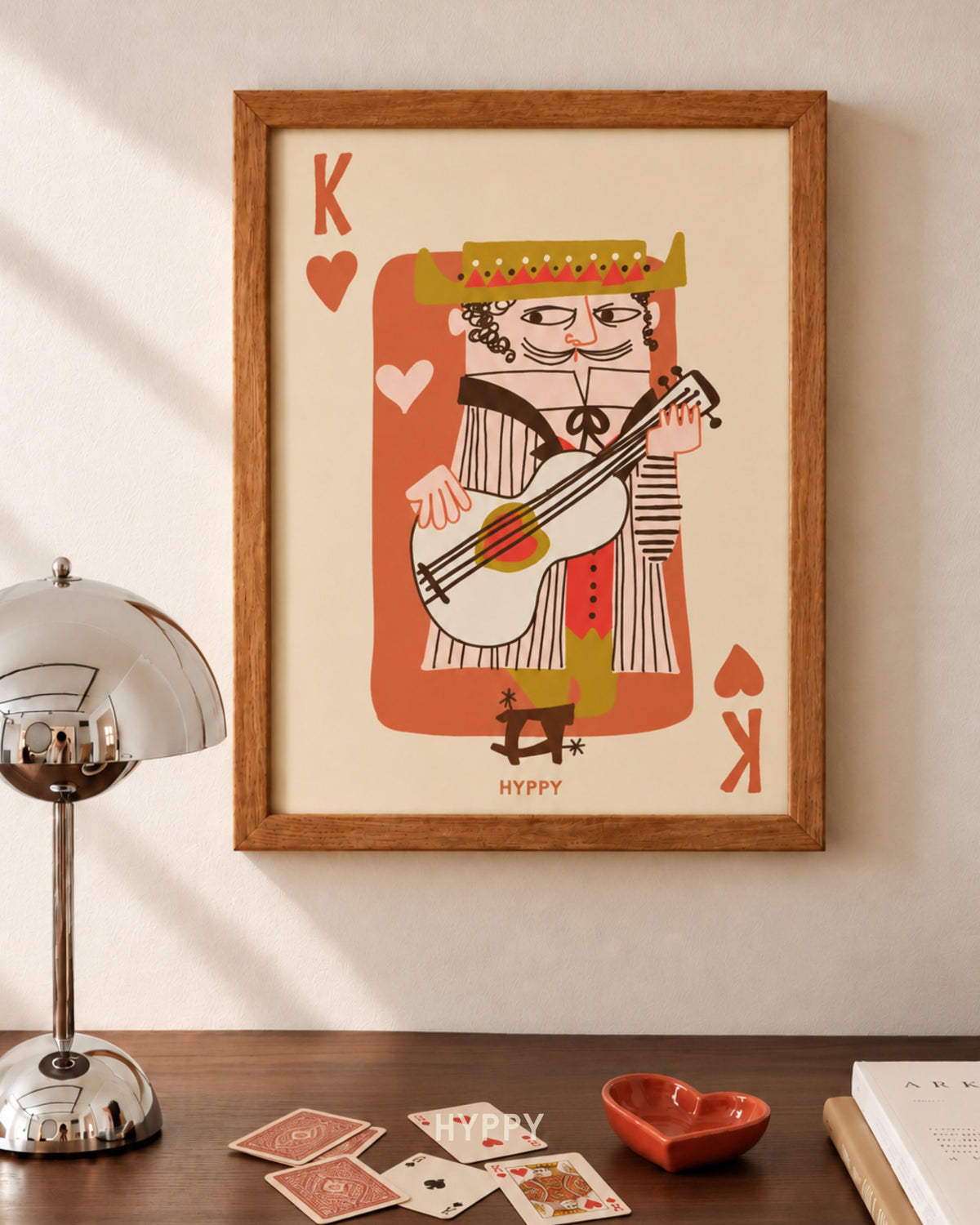 King of Hearts Print
