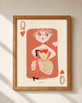Queen of Hearts Print