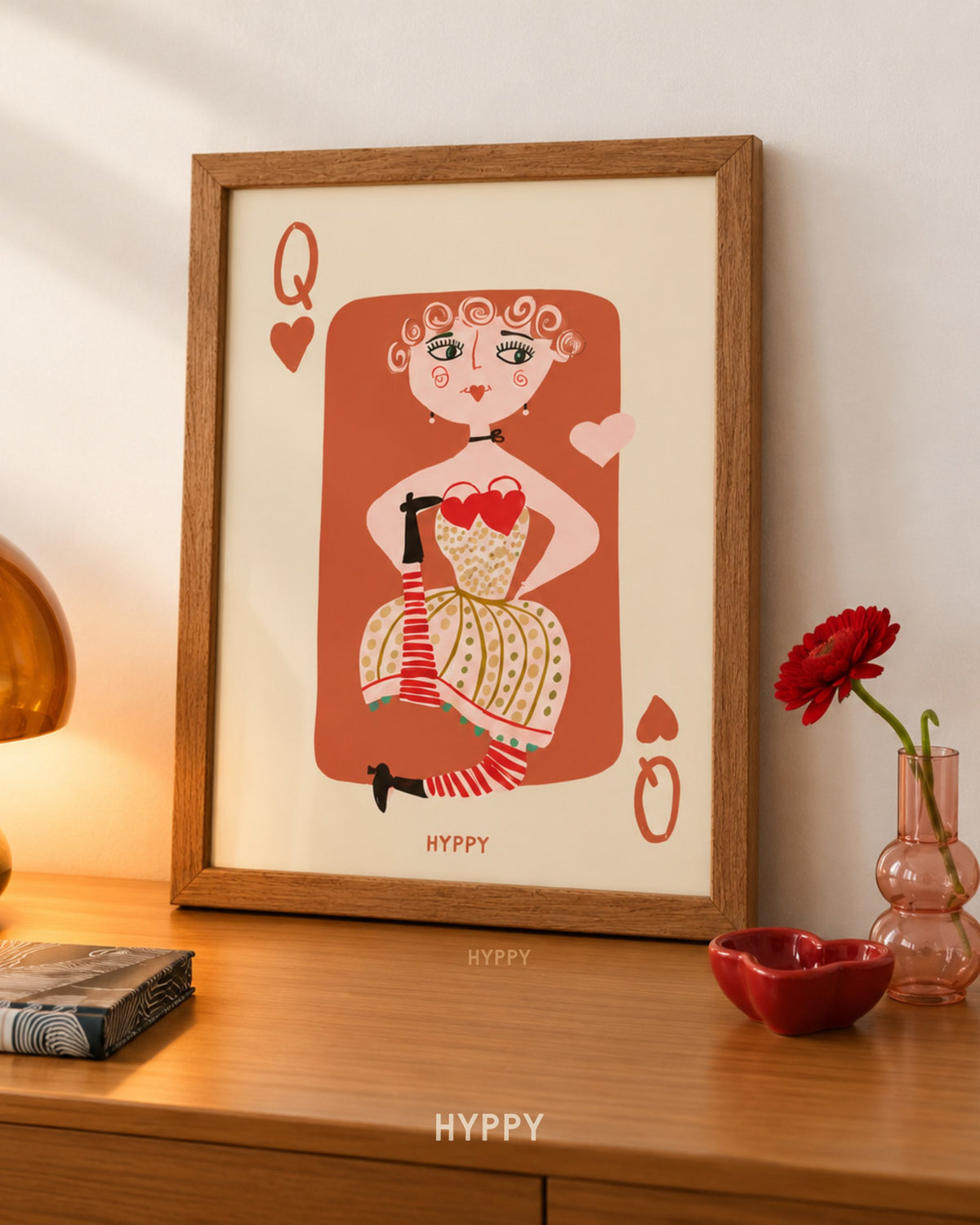Queen of Hearts Print