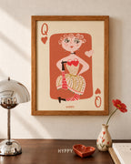 Queen of Hearts Print