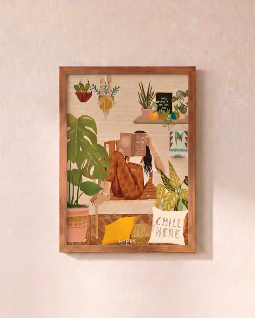 Cozy Reading Nook Print