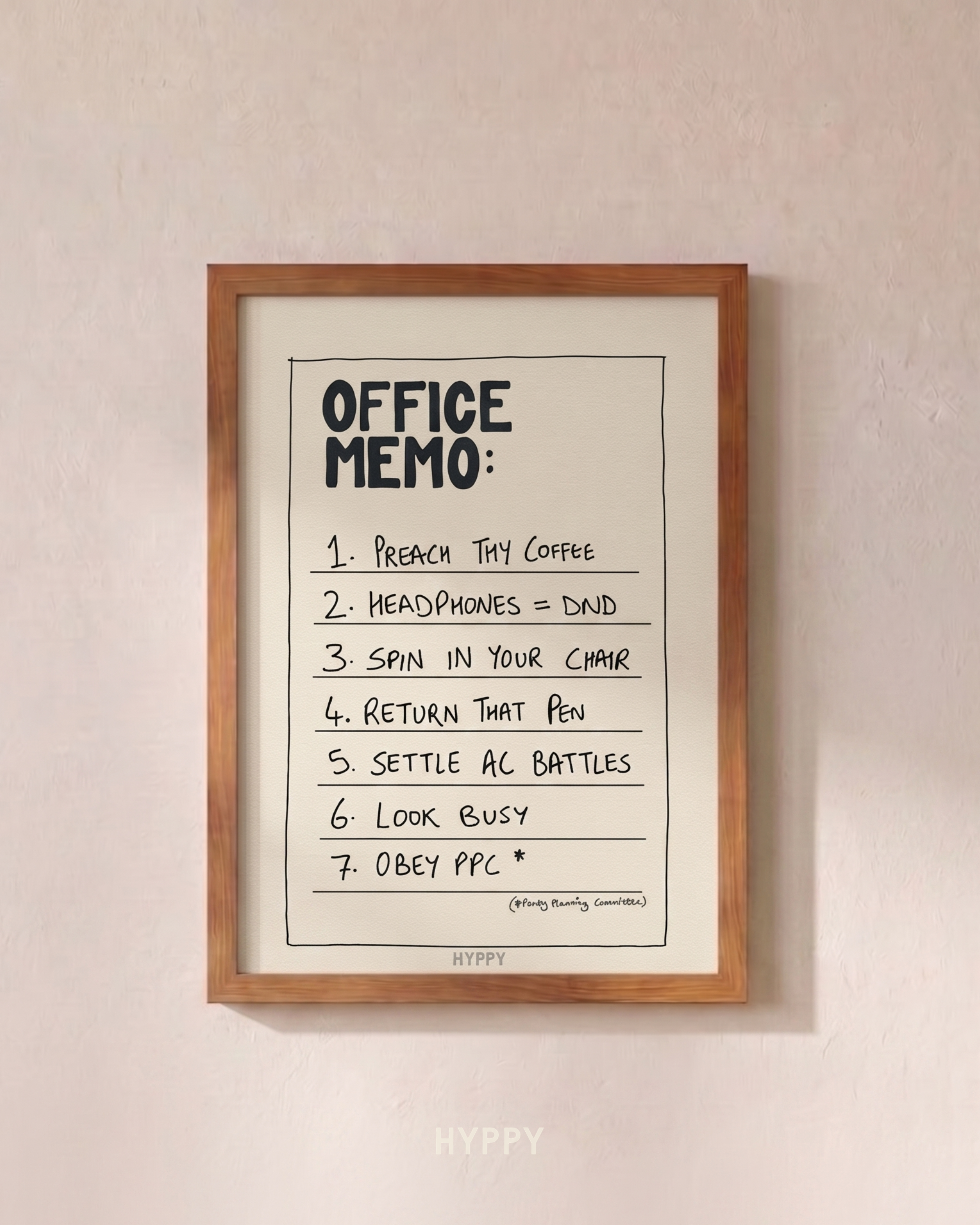 Office memo Print