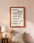 House Rules Print