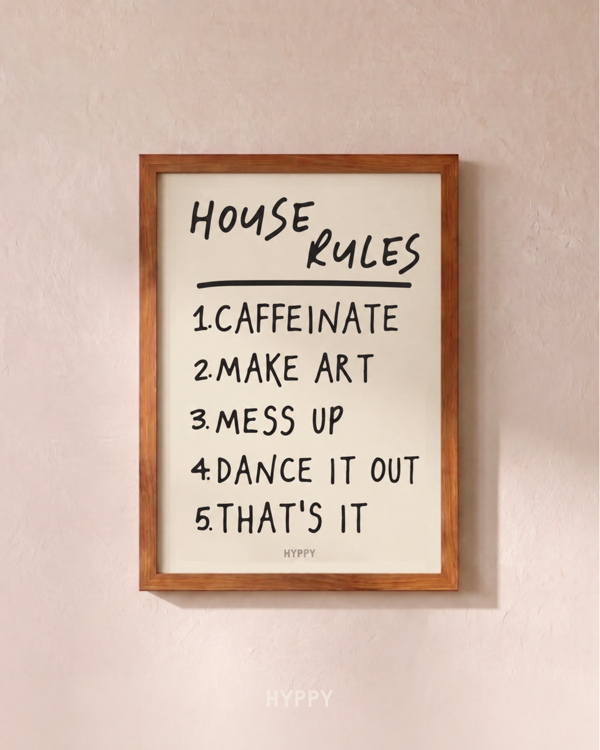 House Rules Print