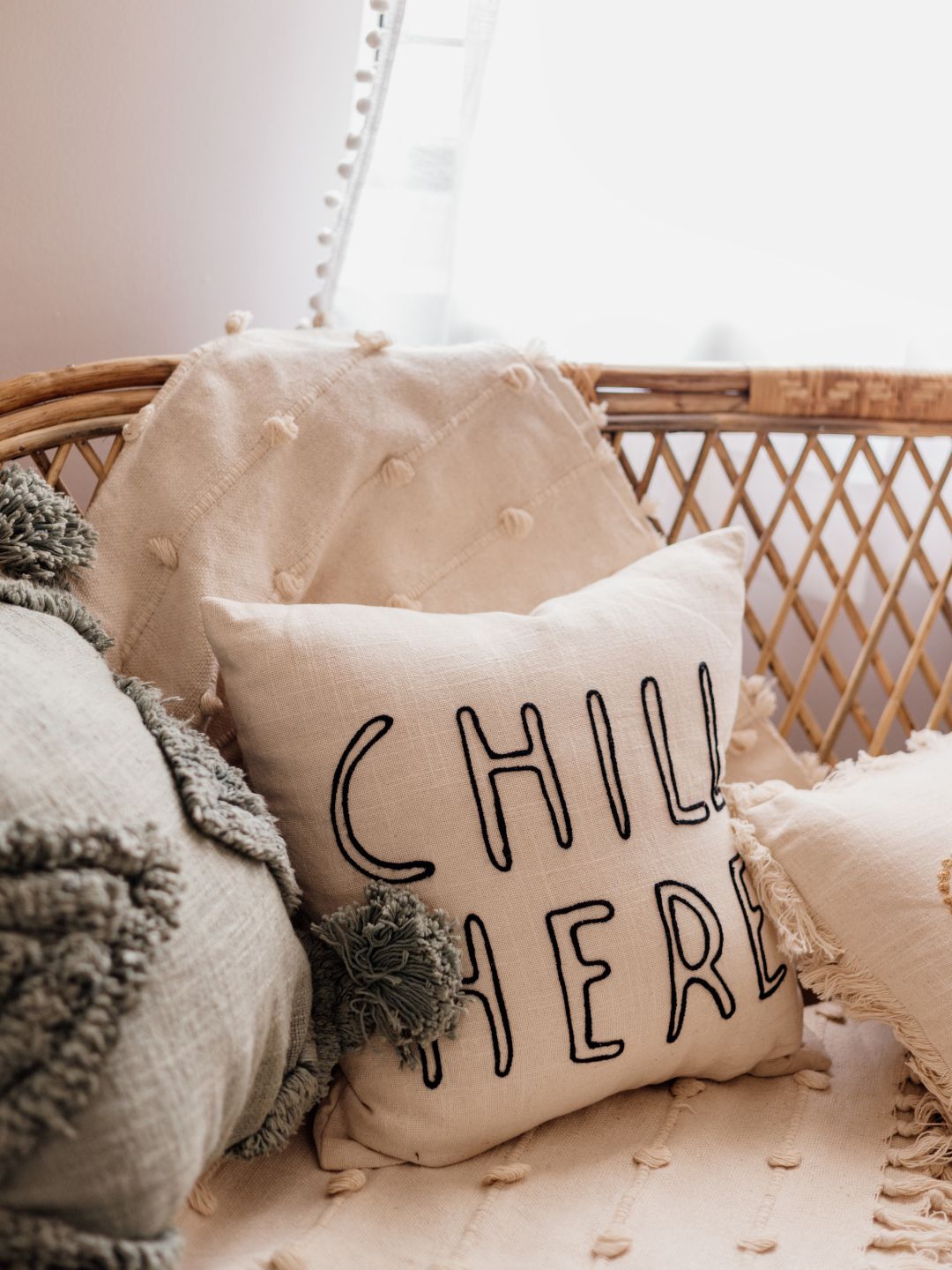 Chill Here Pillow Cover