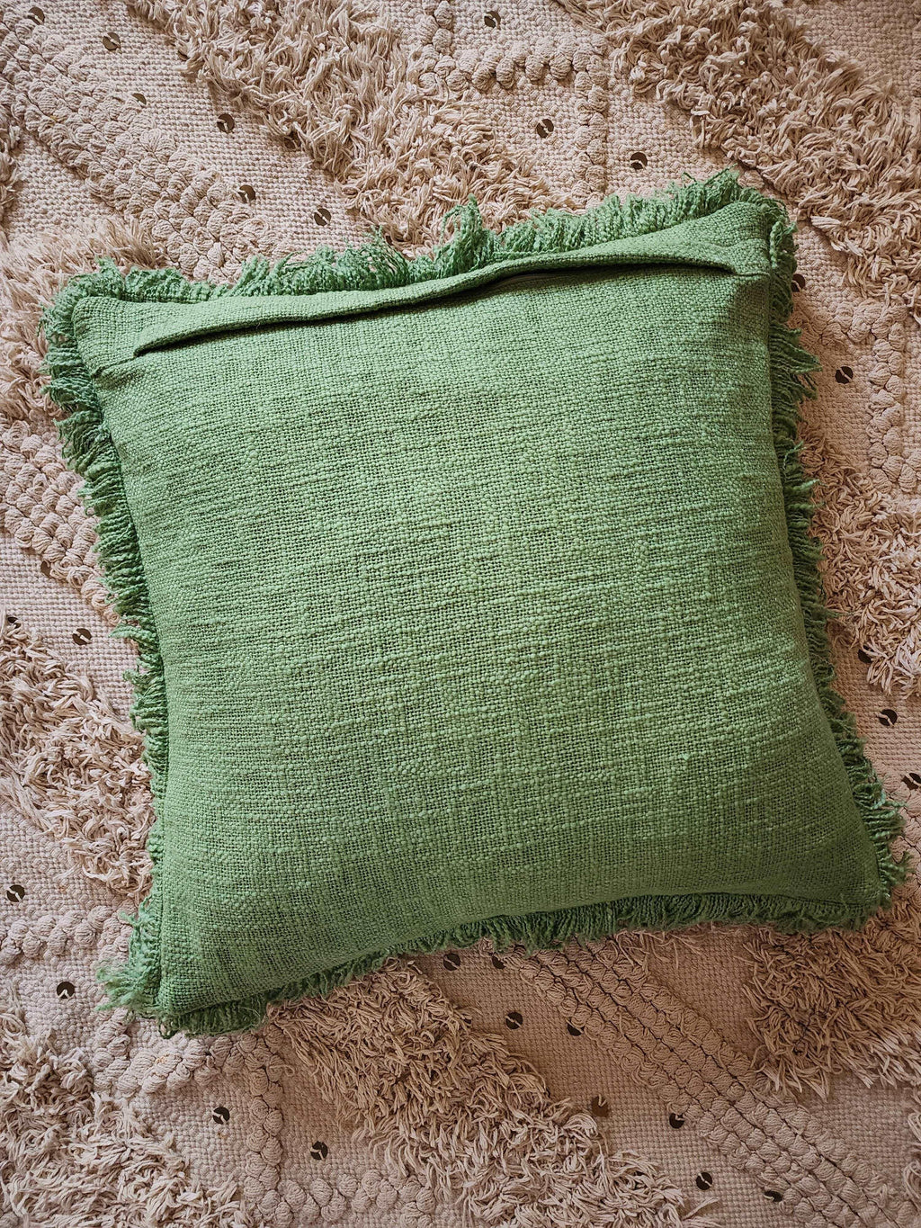 Chloe Fringe Pillow Cover-Pillows-Hyppy.in-18inch x 18inch-Without filler-Hyppy.in