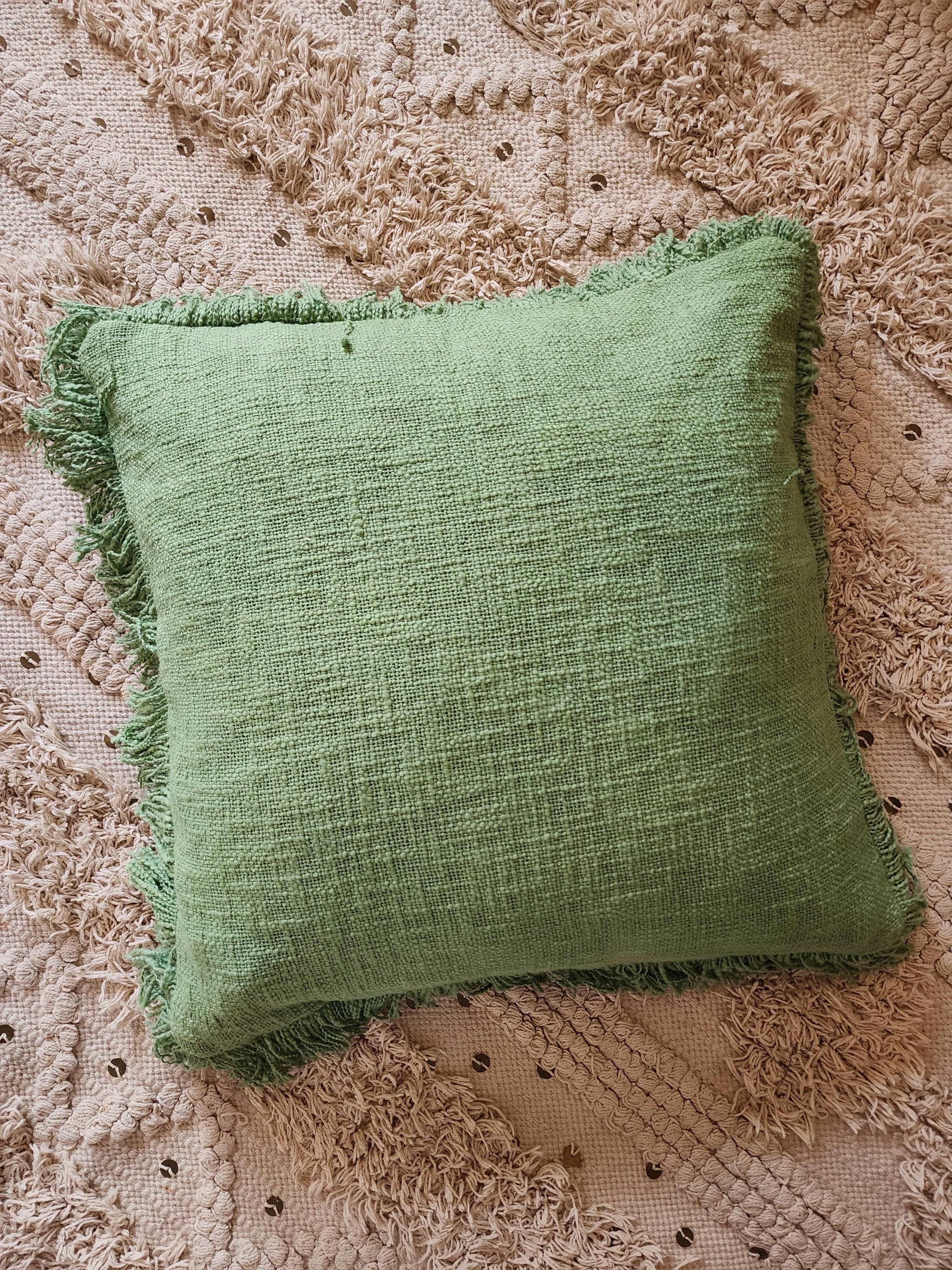 Chloe Fringe Pillow Cover-Pillows-Hyppy.in-18inch x 18inch-Without filler-Hyppy.in