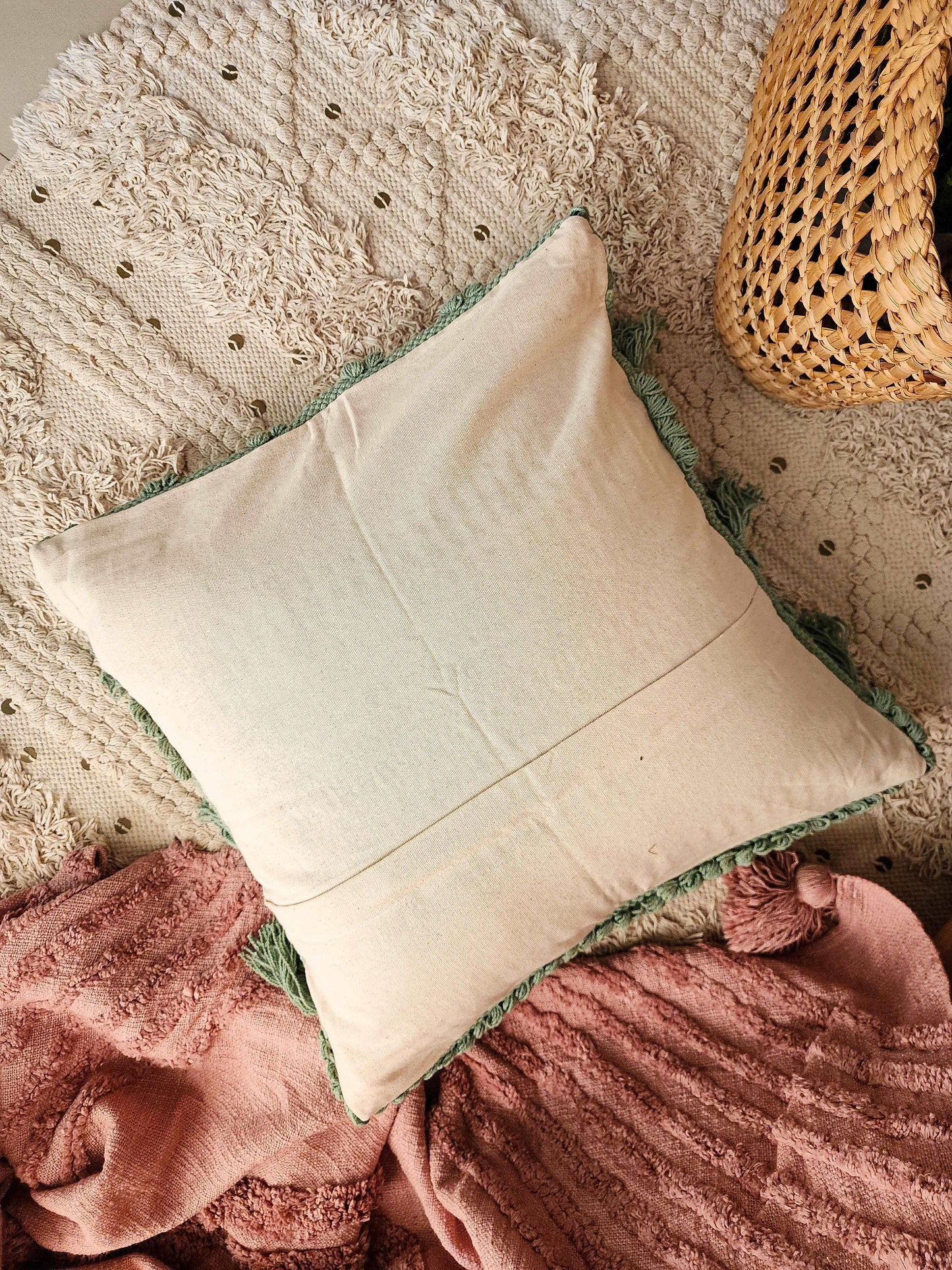 Meera Woven Pillow Hyppy.in
