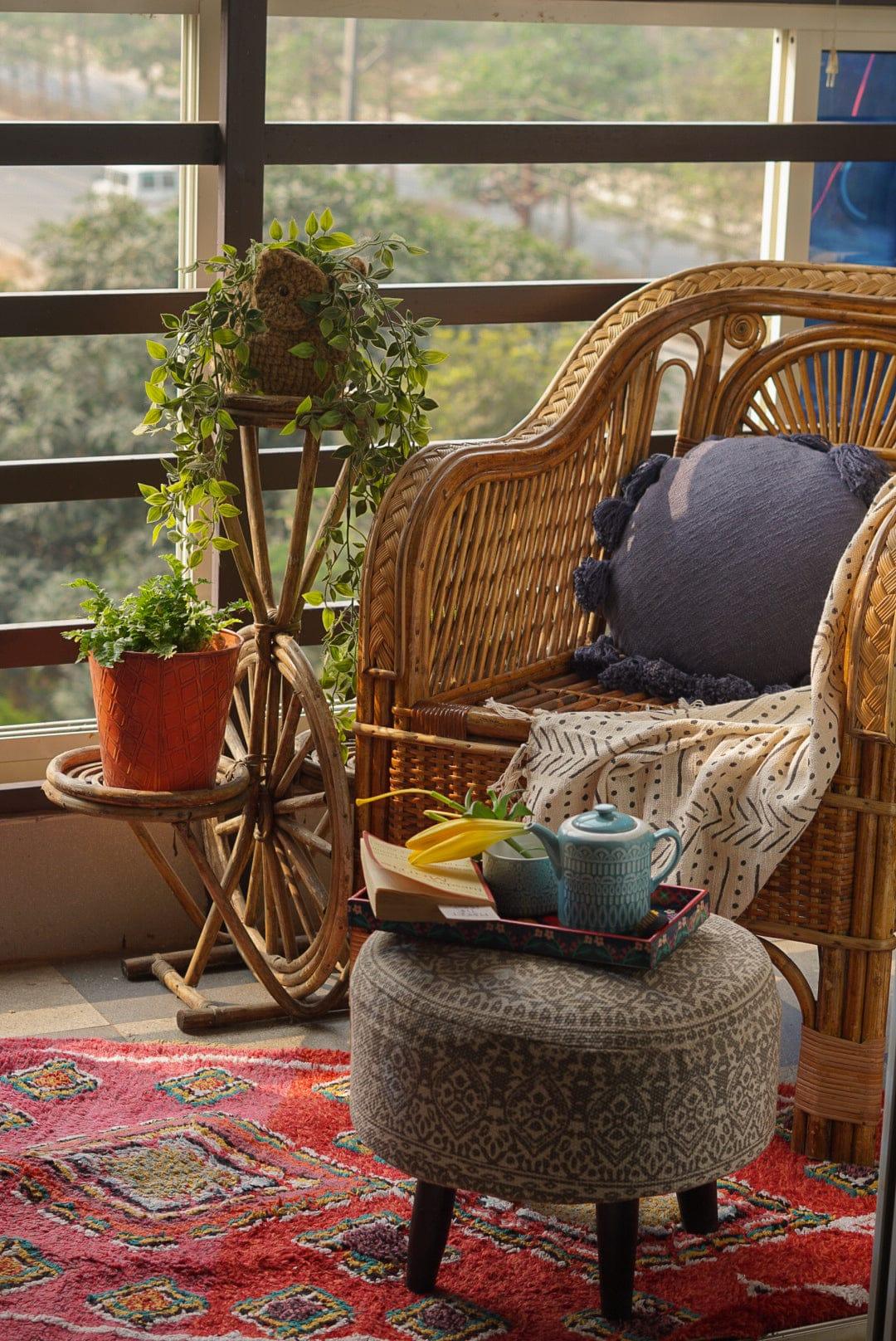 Tracy Tassel Pillow Cover-Pillows-Hyppy.in-14inch x 14inch-Without Filler-Hyppy.in